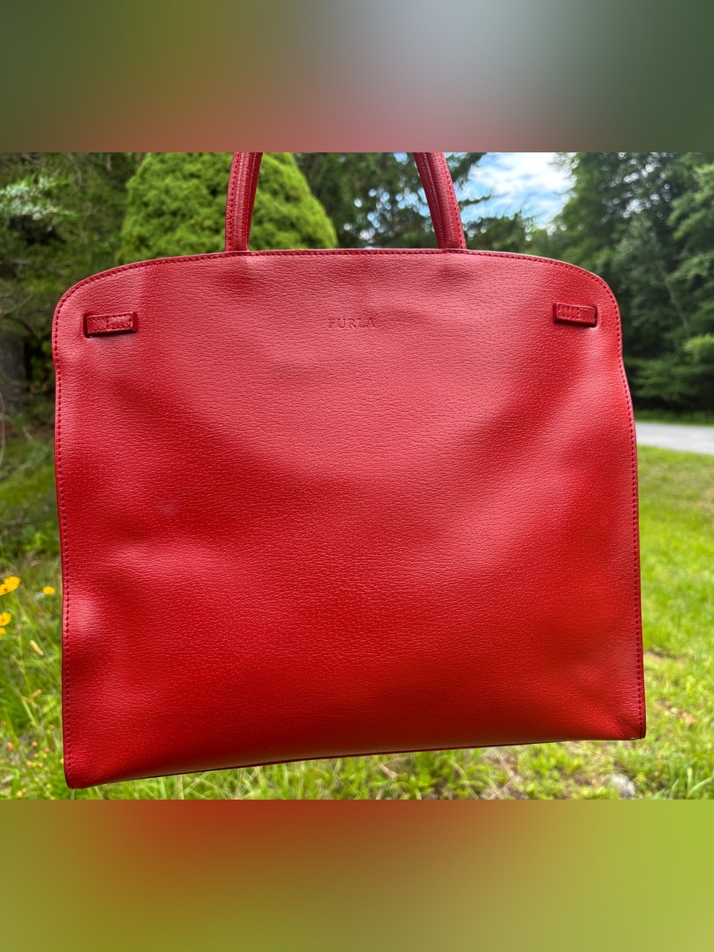 Furla Leather Crossbody Tote Bag - Picture 3 of 17